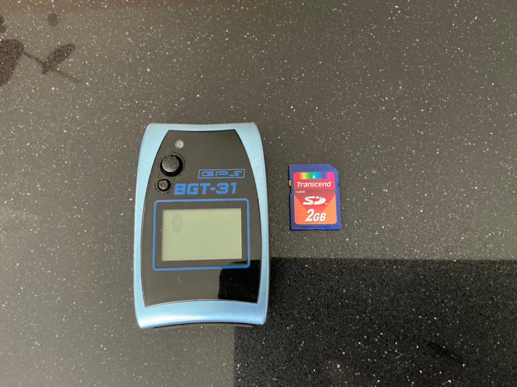 GPS BGT-31 LOCOSYS Datalogger voor snelheid GPS-Speedsurfing, Watersport en Boten, Windsurfen, Ophalen of Verzenden, Gebruikt