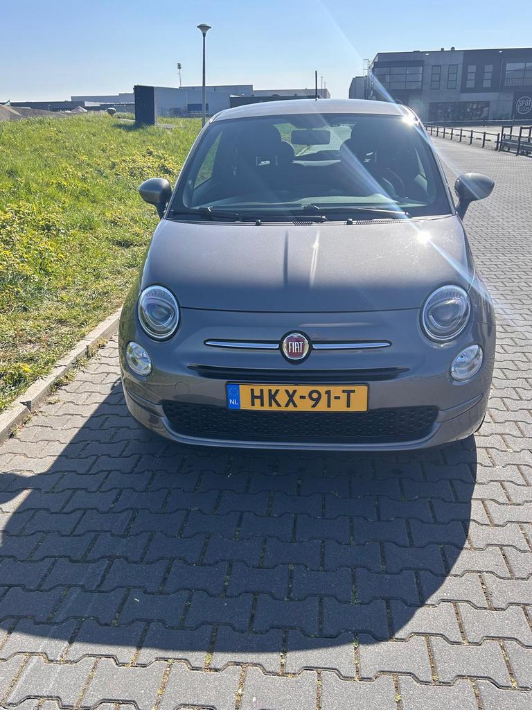 Fiat 500 1.0 70pk Hybrid 2023 Grijs, Auto's, Fiat, Voorwielaandrijving, Stof, 4 stoelen, 3 cilinders