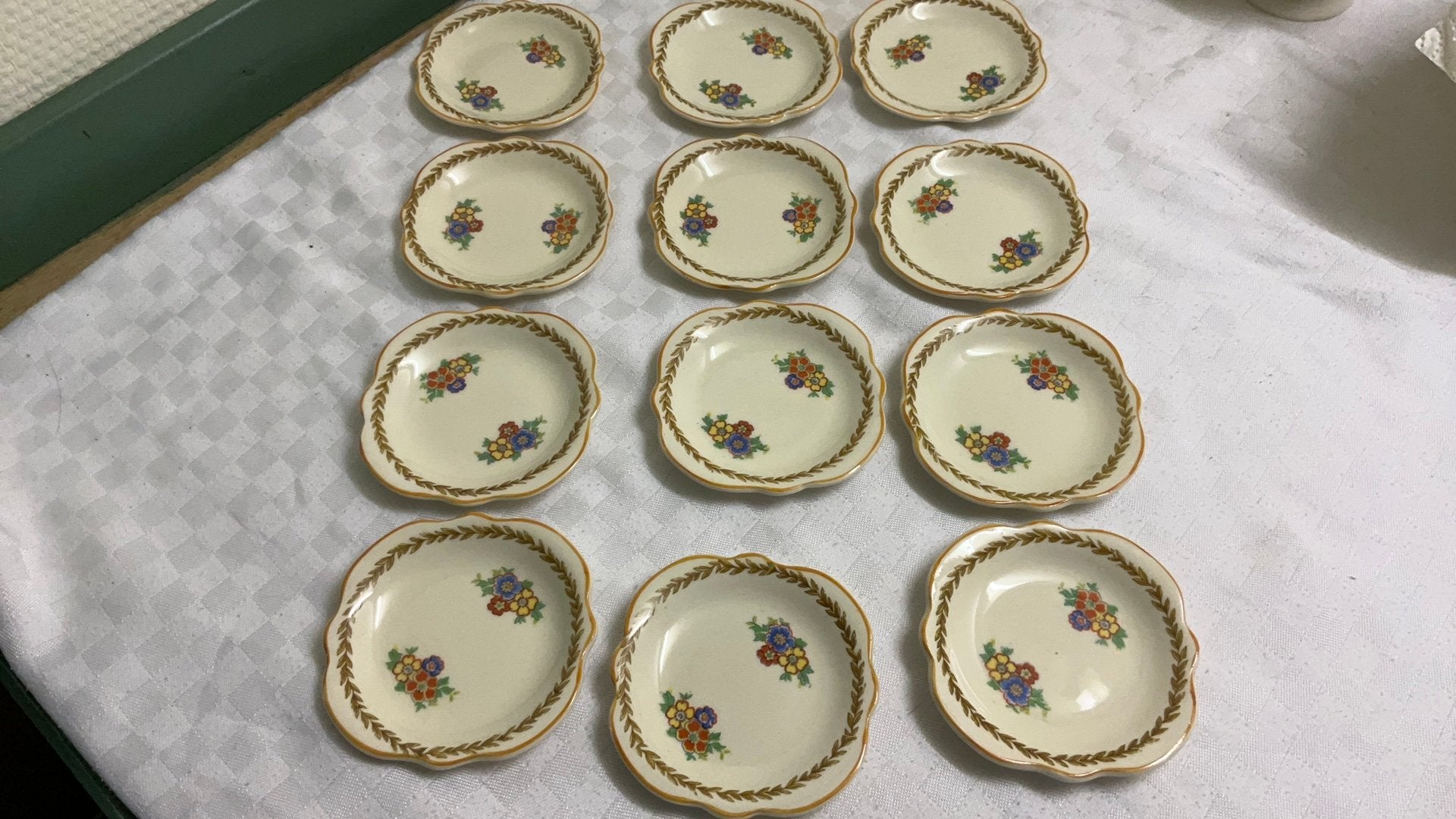 Myott staffordshire, petit four schaaltjes, engeland vintage, Ophalen of Verzenden