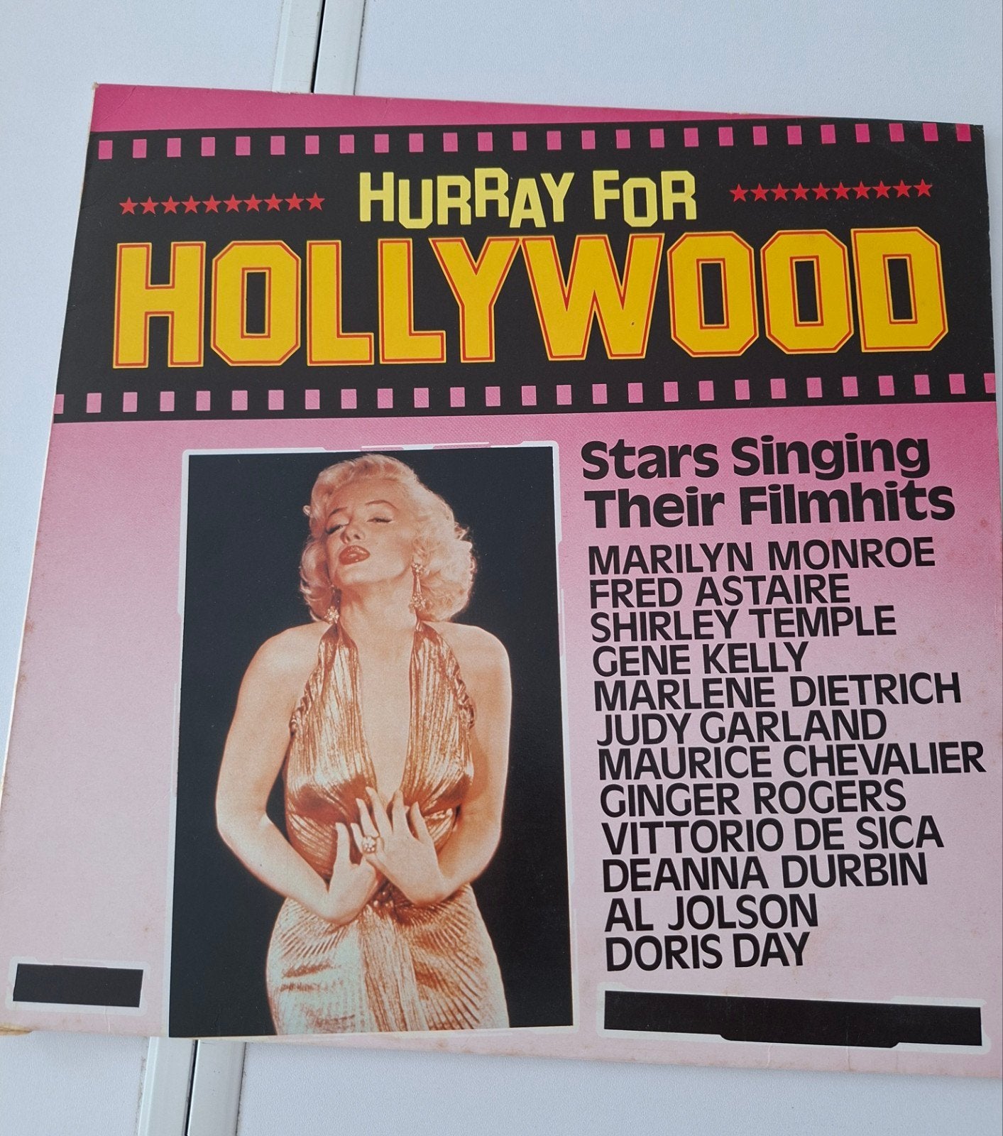 Hurray for Hollywood - Stars Singing Their Filmhits LP, LP, Film en Theater, Gebruikt, Ophalen of Verzenden