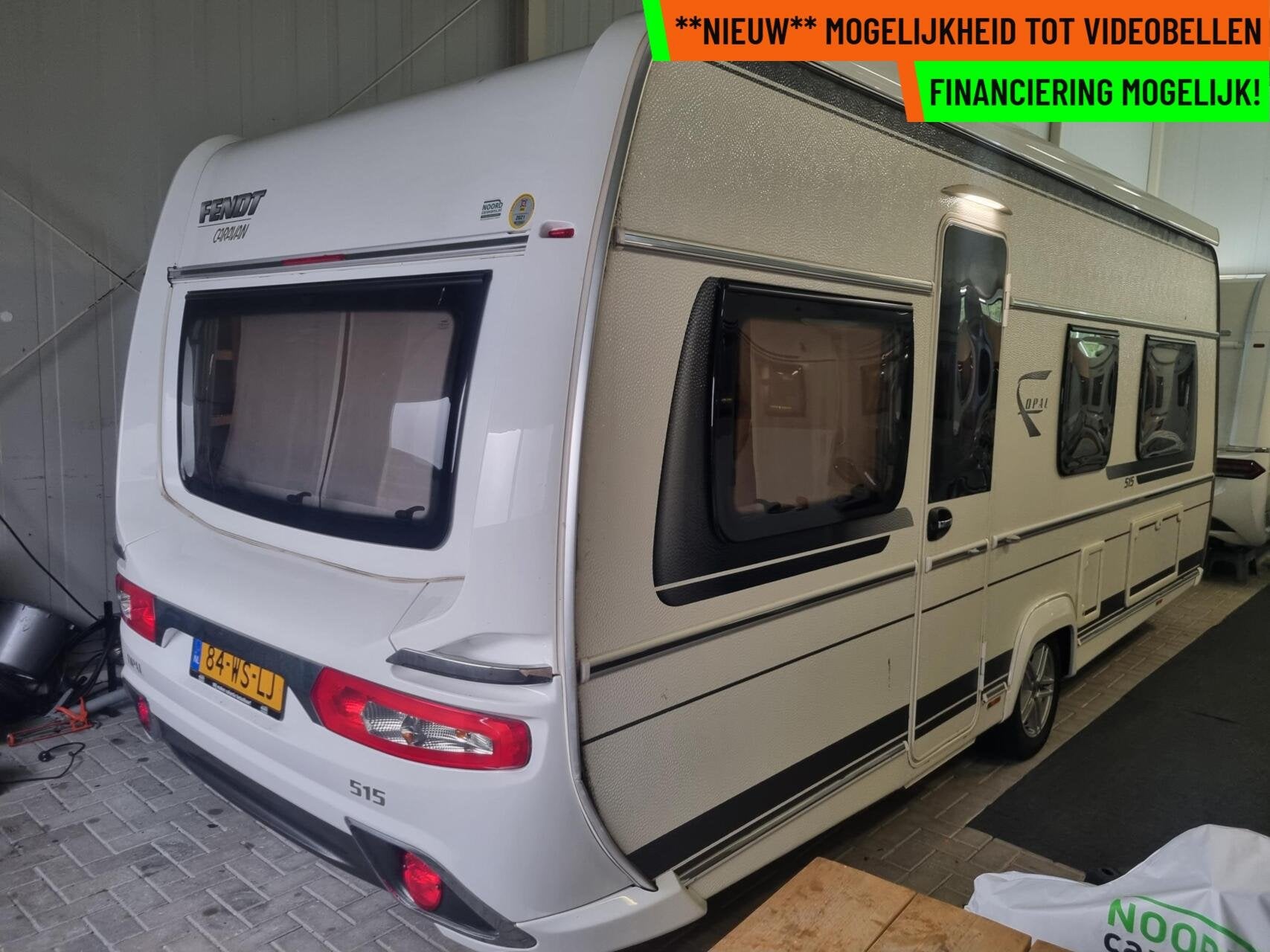 FENDT OPAL 515 SG MOVER + CASS LUIFEL + VOORTENT + DAK AIRCO, Caravans en Kamperen, Rondzit, 7 tot 8 meter, Bedrijf, Fendt