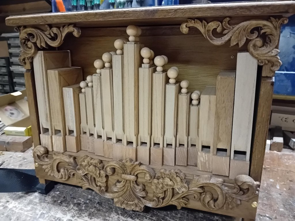 draaiorgel buikorgel, Ophalen, Nieuw