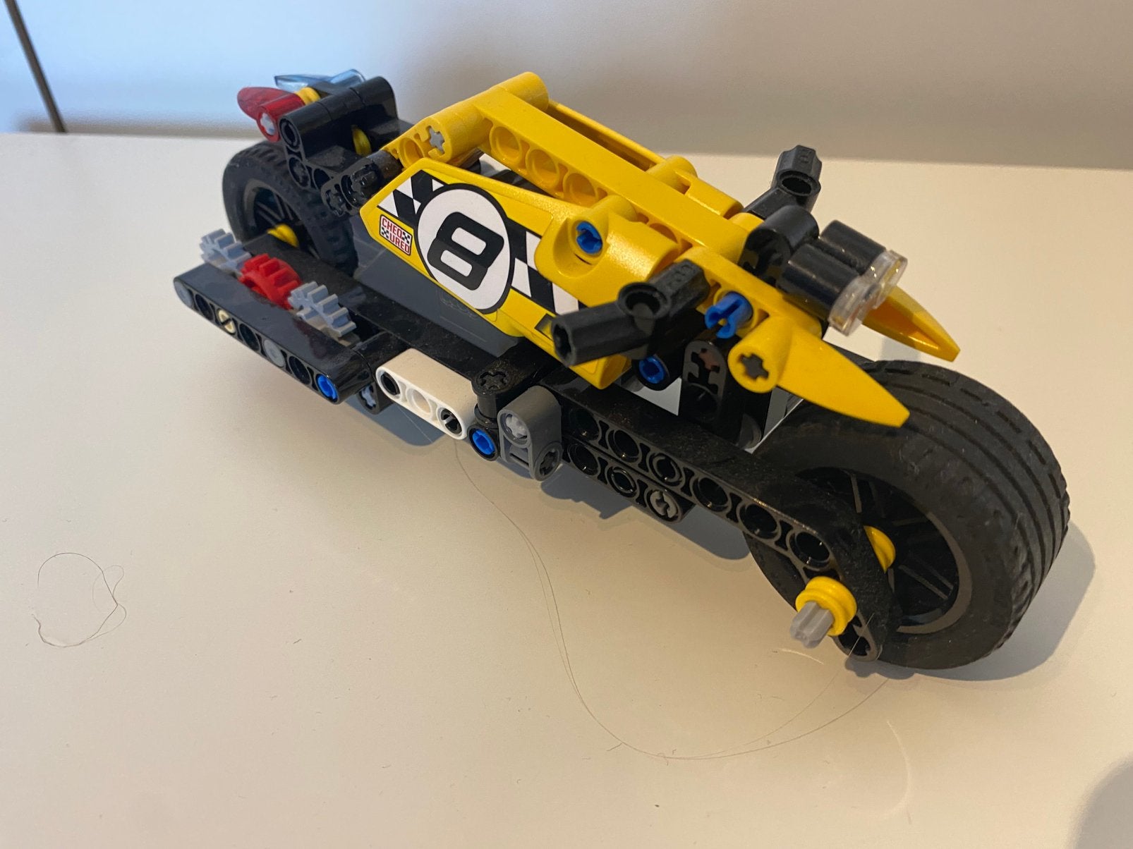 Lego Technic Stuntmotor 42058, Lego, Ophalen of Verzenden, Zo goed als nieuw, Technic