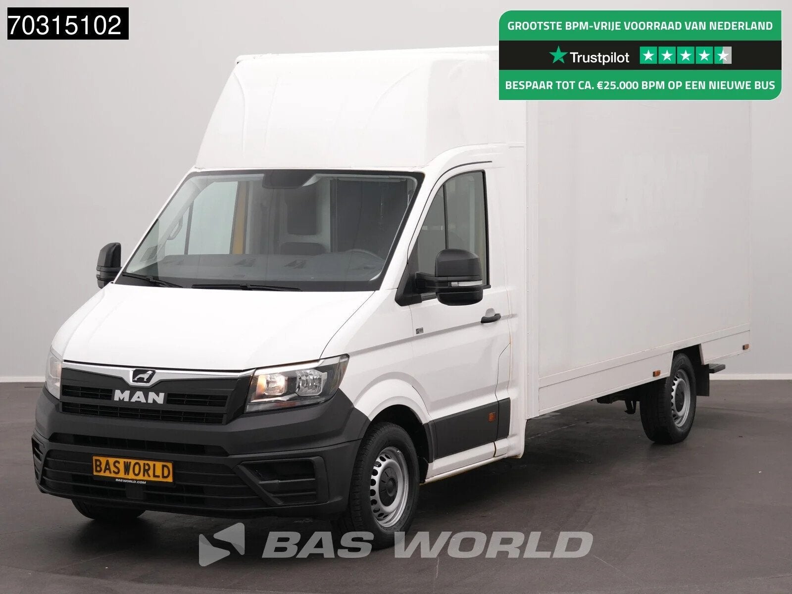 MAN TGE 3.100 Bakwagen Verkoopwagen Foodtruck Meubelbak Koff, Stof, Gebruikt, Euro 6, 4 cilinders