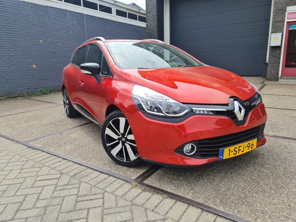 Renault Clio 0.9 TCE 90 Estate 2013 Rood, Voorwielaandrijving, 898 cc, Stof, Euro 6