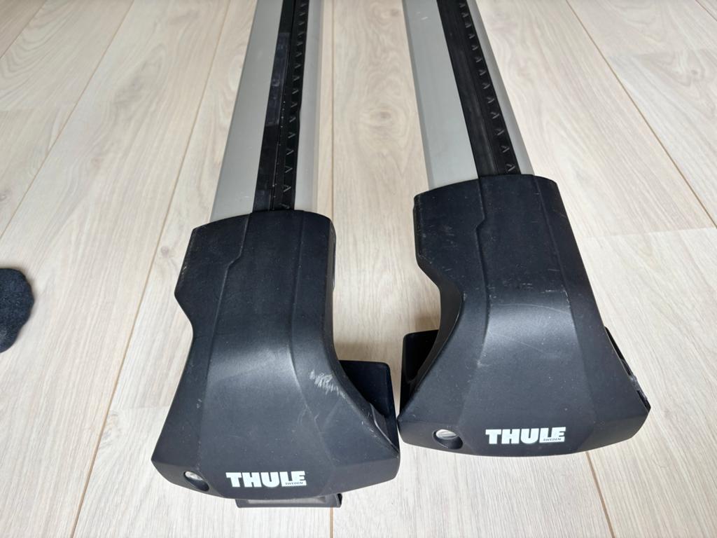 Thule Wingbar dakdragers met Clamp Edge en Kit, Auto diversen, Dakdragers, Ophalen, Gebruikt