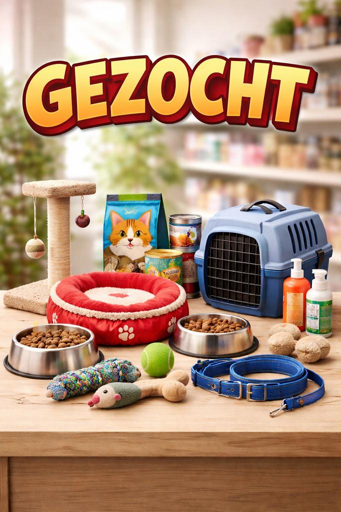 Gezocht nieuwe dierenartikelen - partijen, Verzenden, Zo goed als nieuw