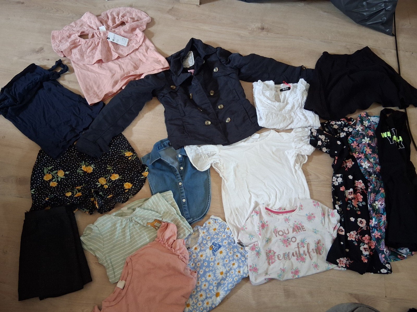 Meisje kledingpakket maat 134/140, Kinderen en Baby's, Kinderkleding | Maat 134, Ophalen, Meisje, Setje