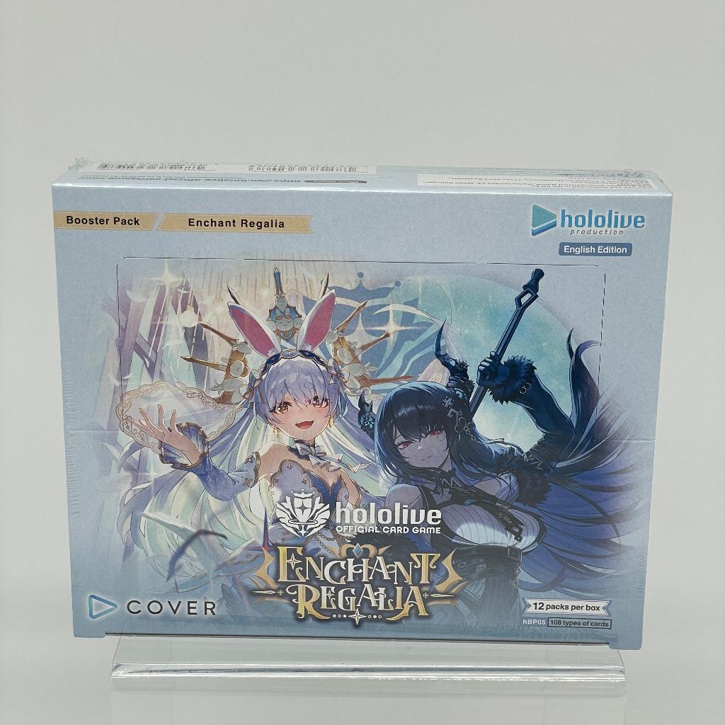 Hololive Official Card Game: Enchant Regalia Booster Box, Ophalen of Verzenden, Nieuw, Boosterbox