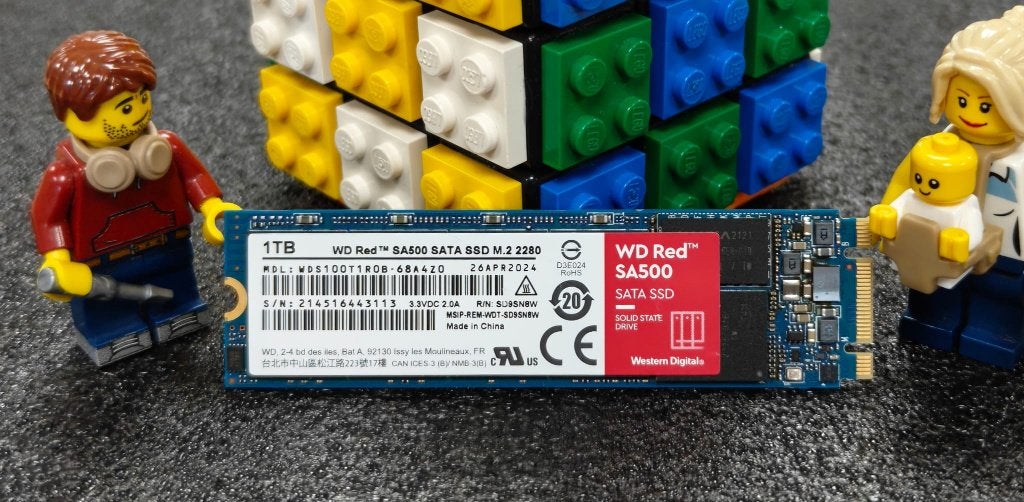 WD Red SA500 M.2 SATA 1TB SSD, Intern, Zo goed als nieuw, 1TB, Desktop