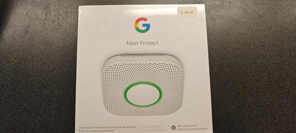 Google Nest Protect, Detector, Sensor of Melder, Draadloos, Nieuw, Ophalen of Verzenden