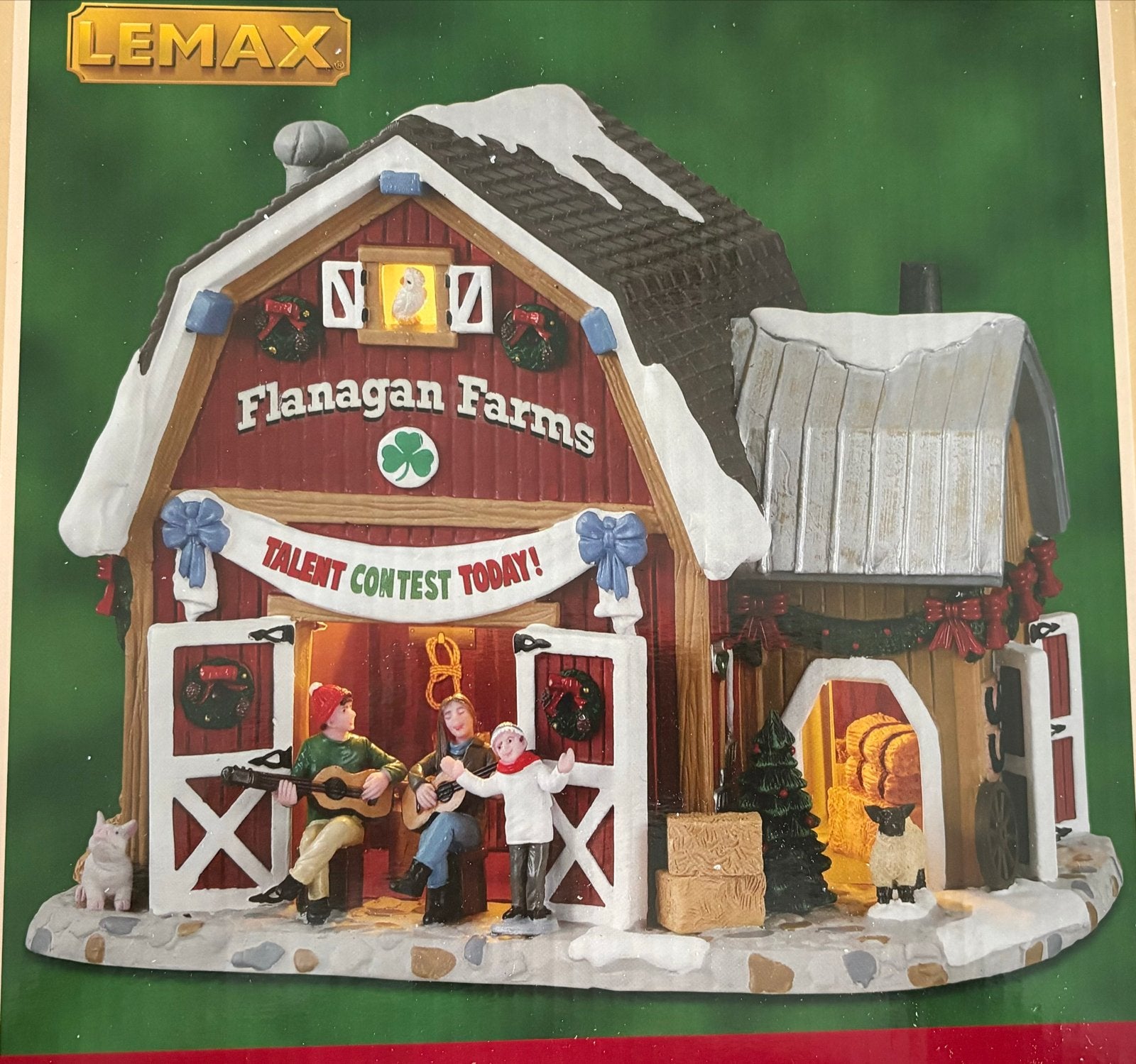 Lemax flanagan farms talent contest kerstdorp, Ophalen of Verzenden, Zo goed als nieuw