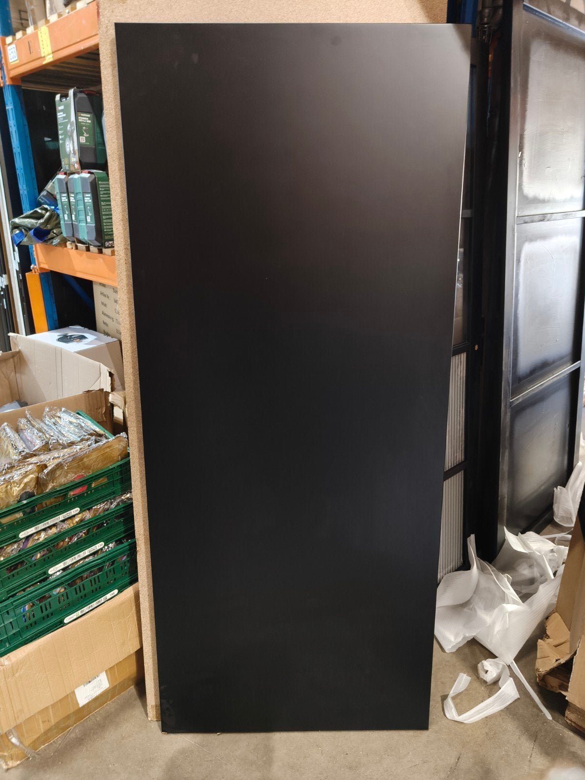 nieuwe vlakke massieve binnendeur 83x201,5 cm opdek rechts, Ophalen, Minder dan 80 cm, ., Binnendeur