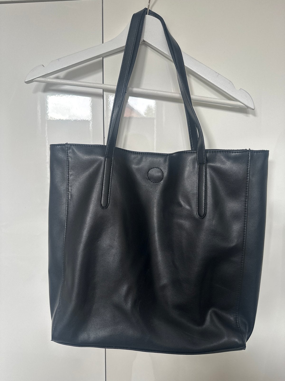 Even&Odd zwarte shopper / handtas, Ophalen of Verzenden, Gebruikt, Zwart, Shopper