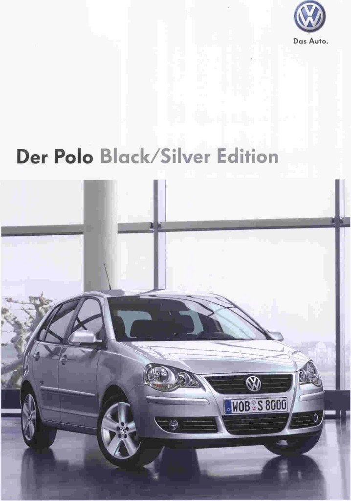 Volkswagen Polo Black / Silver Edition (okt. 2008), Ophalen of Verzenden, Nieuw, Volkswagen