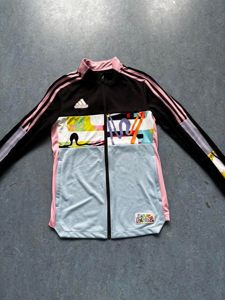 Adidas zip-hoodie, Ophalen of Verzenden, Zo goed als nieuw, Maat 34 (XS) of kleiner, Zwart