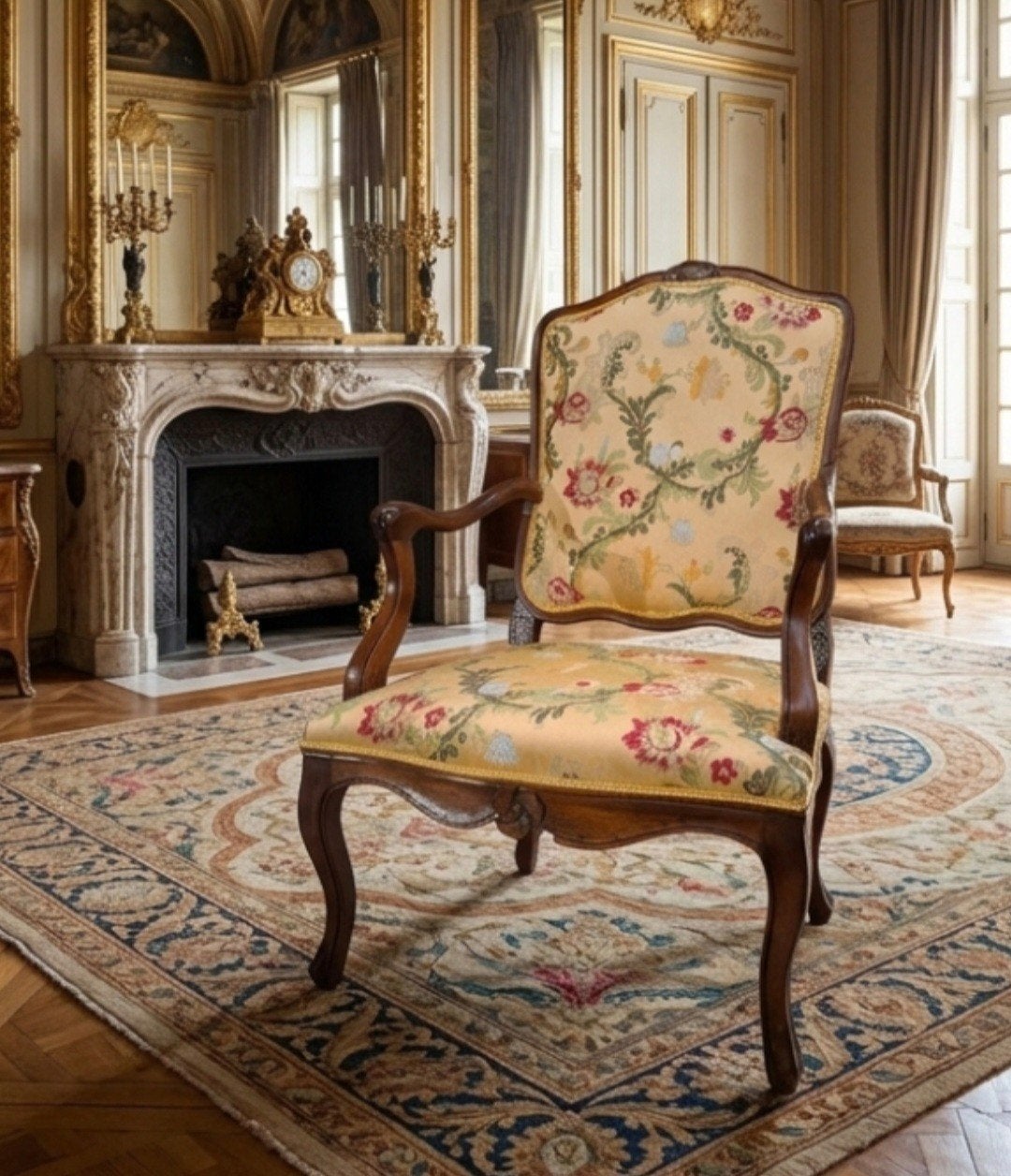 18e eeuwse Franse Fauteuil, Antiek en Kunst, Ophalen