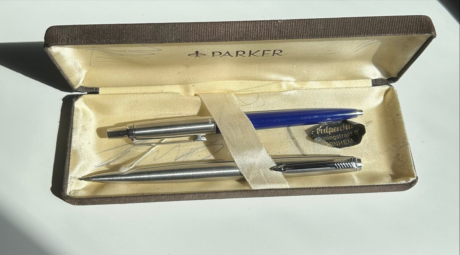 Parker Vulpotlood en Vulpen Set - Werkend, Pennenset, Gebruikt, Parker, Met doosje