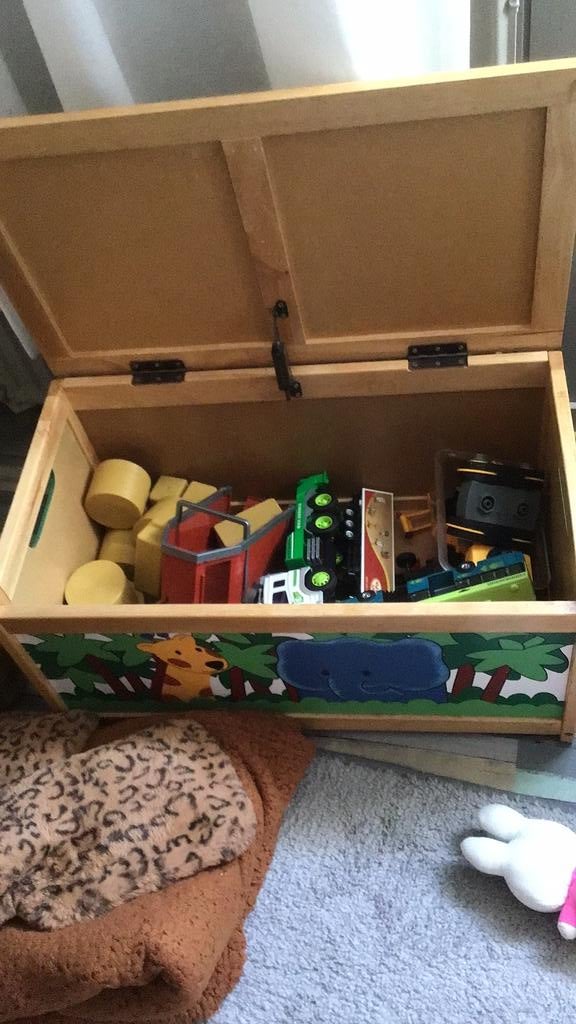 Mooie kist met veel speelgoed van alles wat, Ophalen of Verzenden, Zo goed als nieuw