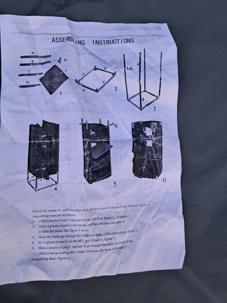 Voortent hangkast / voorraadkast, Caravans en Kamperen, Kampeermeubelen, Ophalen, Zo goed als nieuw, Campingkast