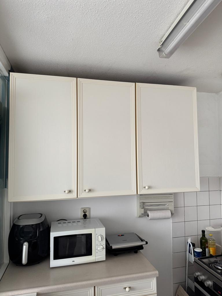 Onder- en boven keukenkast, Huis en Inrichting, Ophalen, Zo goed als nieuw, Wit, Enkelwandige keuken