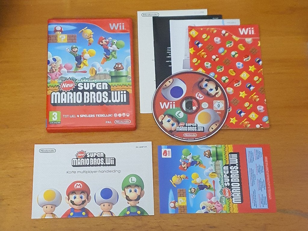 Wii | New Super Mario Bros, 3 spelers of meer, Ophalen of Verzenden, Gebruikt, Vanaf 3 jaar