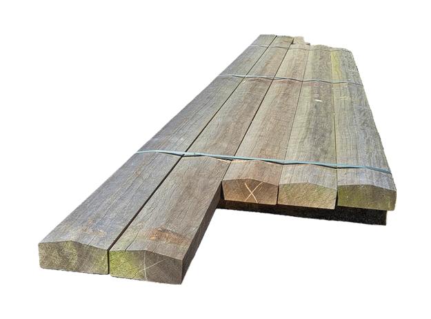 Hardhouten afdekprofielen 6.0x13.0 cm - nr: HB16, Ophalen, Planken, Nieuw, Hardhout