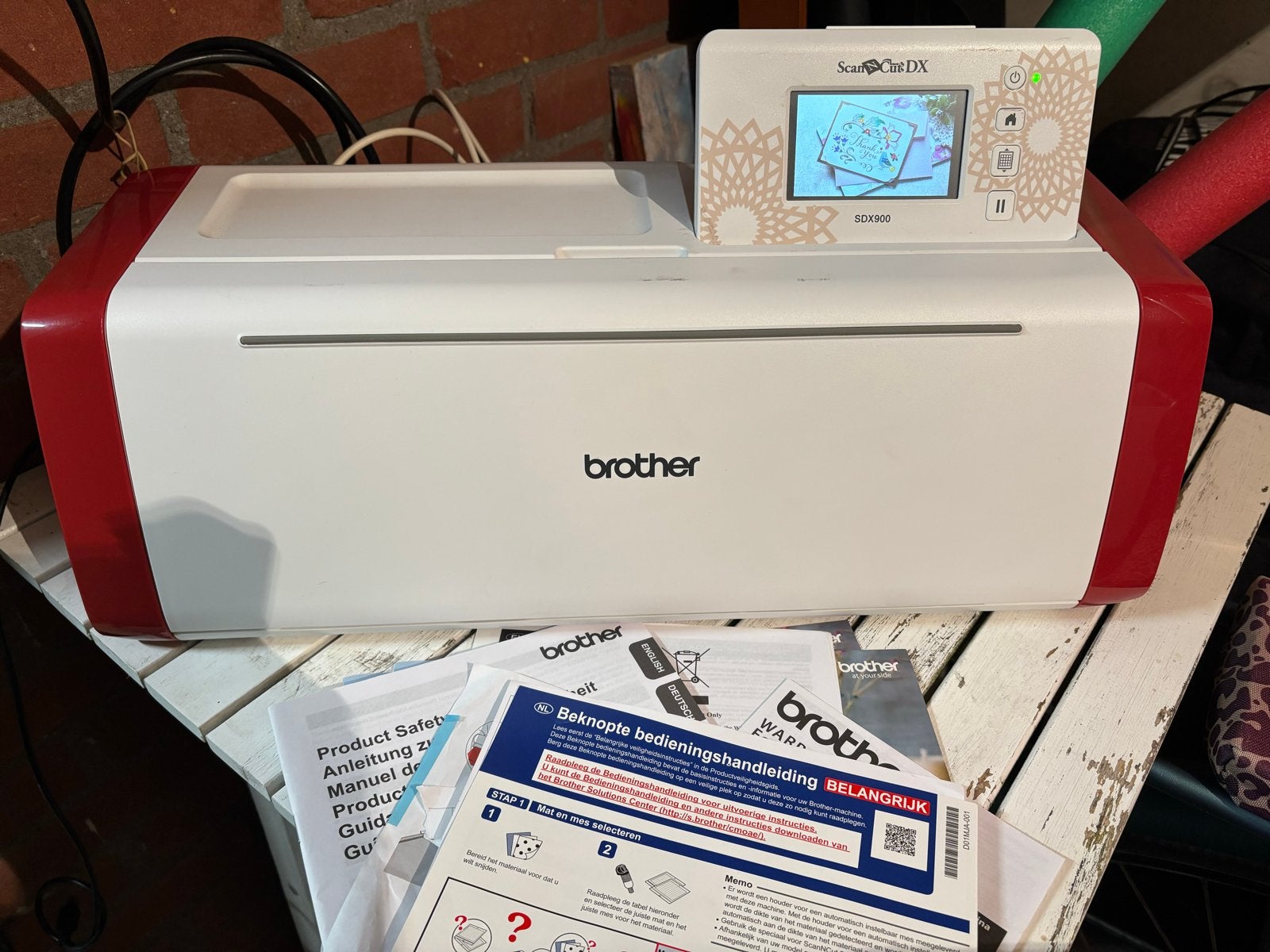 Brother ScanNCut SDX900 snijplotter - Zo goed als nieuw, Ophalen, Overige thema's, Zo goed als nieuw, Kunststof