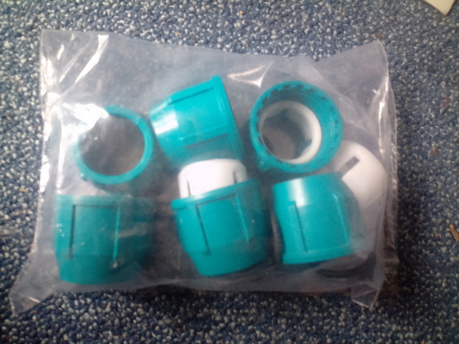 6 Nieuwe Kunststof Moeren voor 25mm Tyleen Koppeling, Ophalen of Verzenden, Nieuw, Overige typen