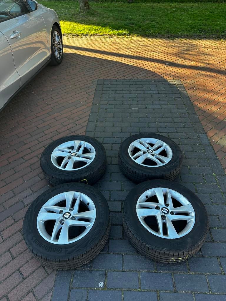 Set Wielen Seat Mii (ook voor VW Up en Skoda Citygo), Auto-onderdelen, Banden en Velgen, Ophalen of Verzenden, Zomerbanden, Banden en Velgen
