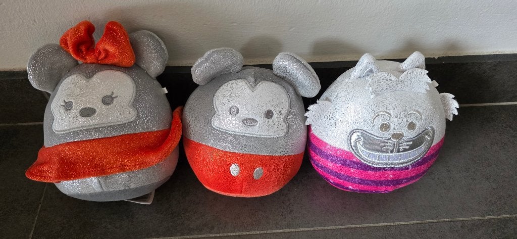 Disney squish mallows 3x samen in 1 koop, Ophalen of Verzenden, Zo goed als nieuw, Jongen of Meisje