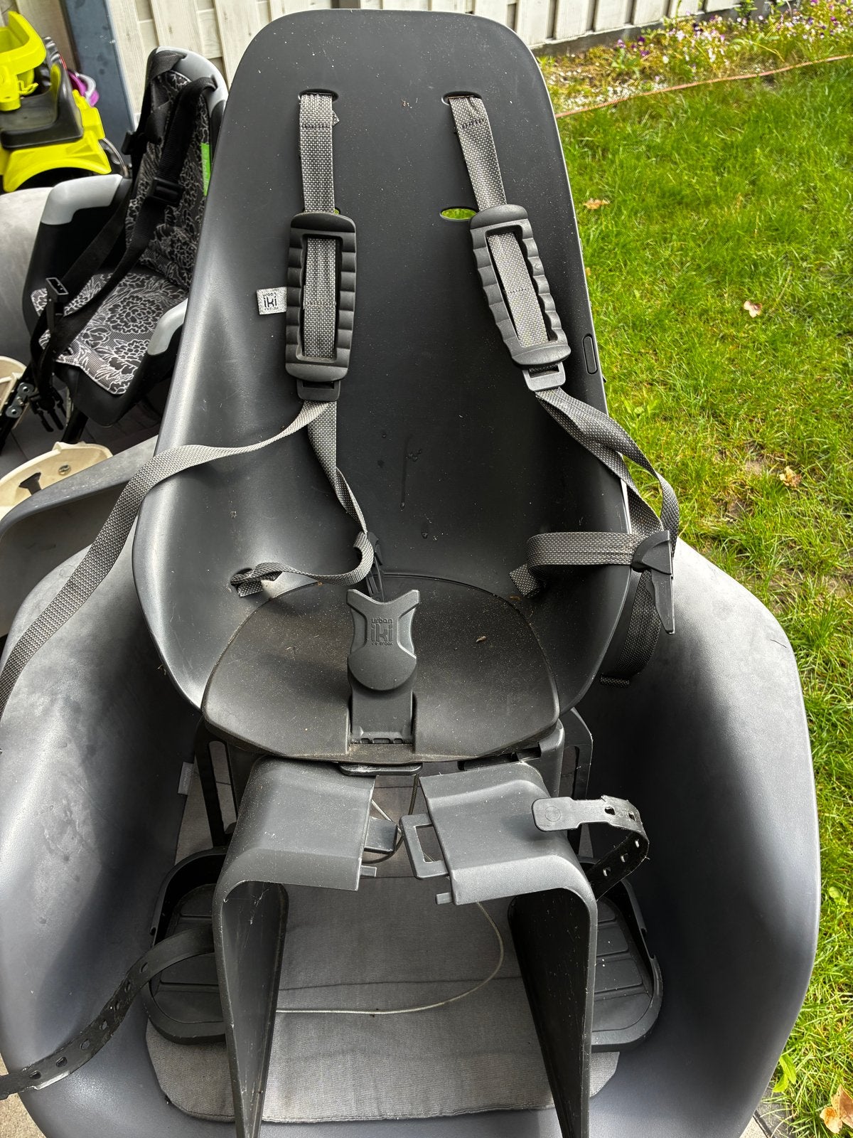 Gebruikt fietszitje achter voor kinderen, Achterzitje, 9 t/m 18 kg, Ophalen of Verzenden, Gebruikt