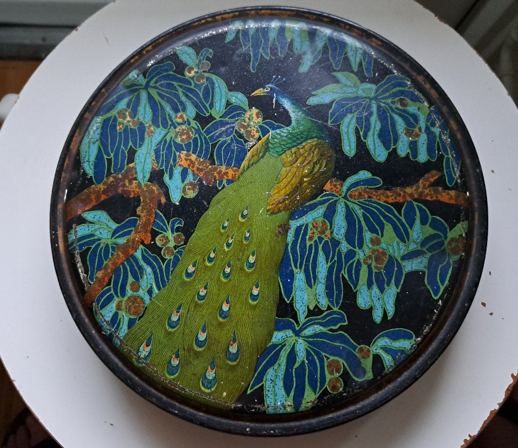Zeldzaam Art Nouveau bonbondoos blik A. Driessen Rotterdam, Ophalen, Gebruikt, Overige, Overige merken