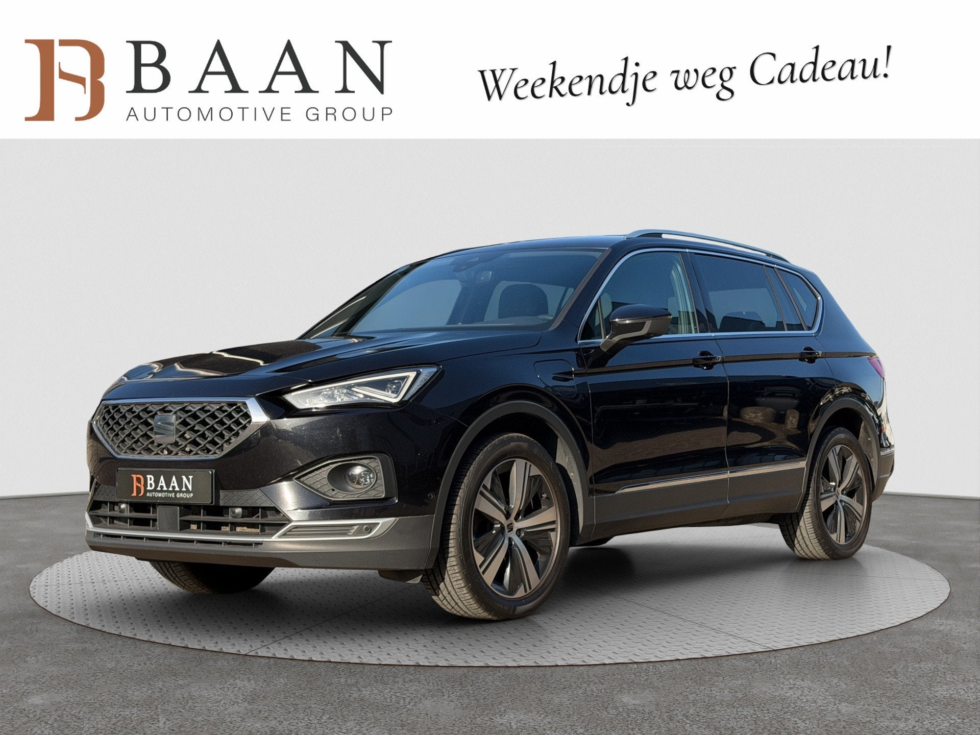Seat Tarraco 1.4 TSI e-Hybrid PHEV Xcellence|ACC|Camera|Trek, Stof, 4 cilinders, Navigatiesysteem, Zwart