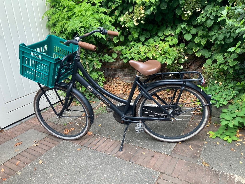 Cortina 24 inch fiets mat zwart, Ophalen, Terugtraprem, Cortina, Gebruikt