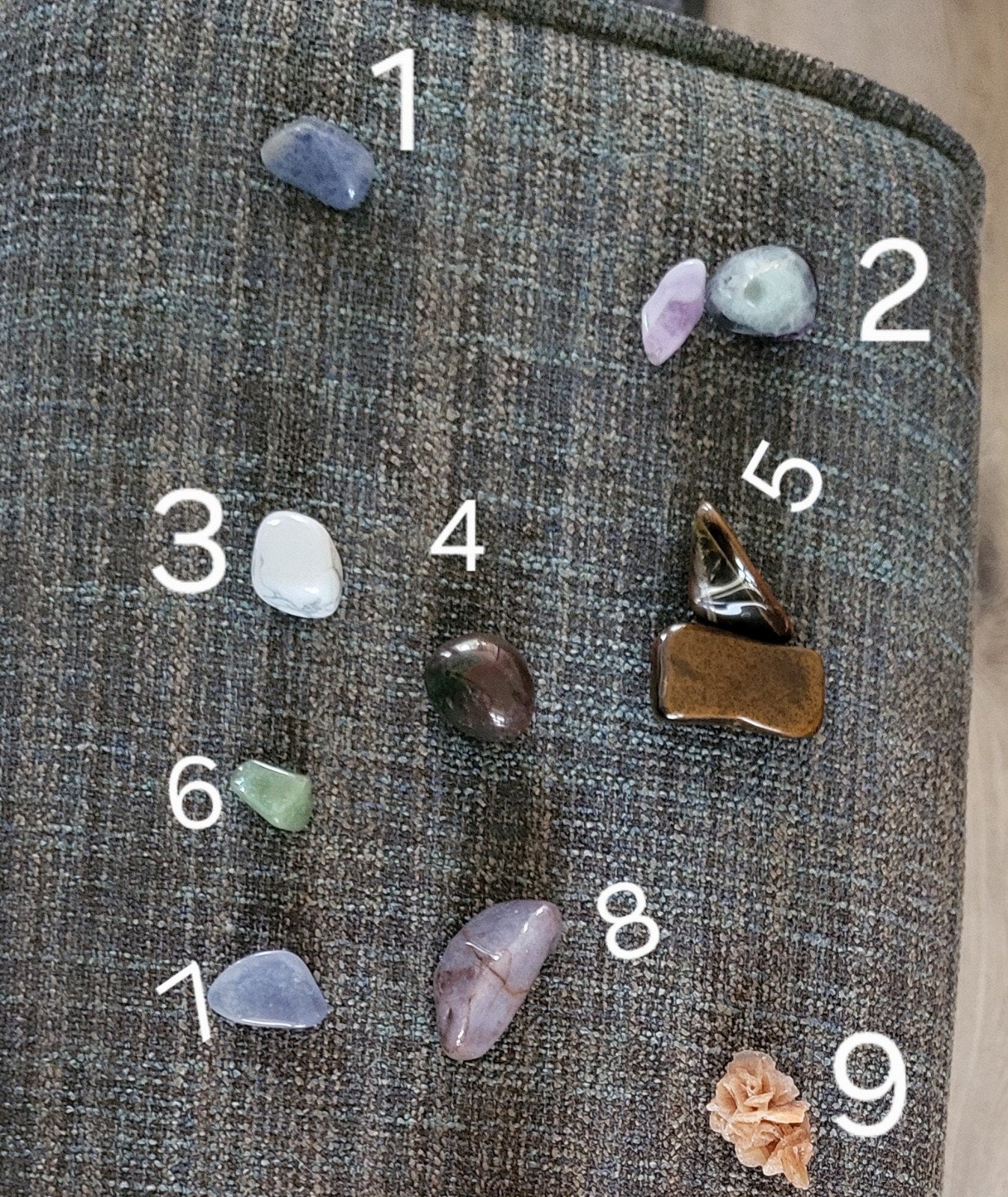 Mooie getrommelde stenen - diverse soorten, Verzamelen, Ophalen of Verzenden, Mineraal