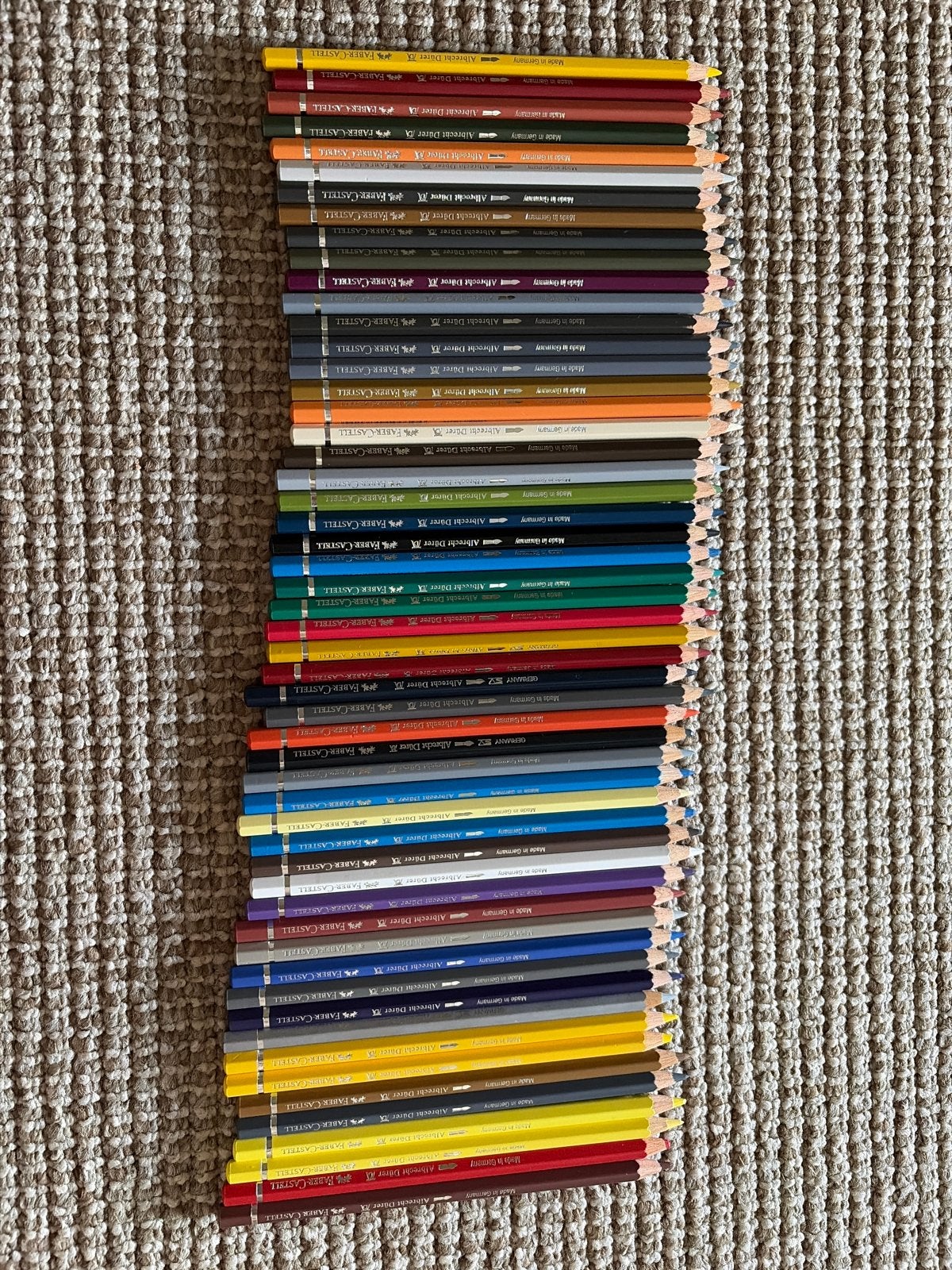 54 Faber Castell Albrecht Dürer aquarel kleurpotloden, Ophalen, Gebruikt, Potlood of Stift