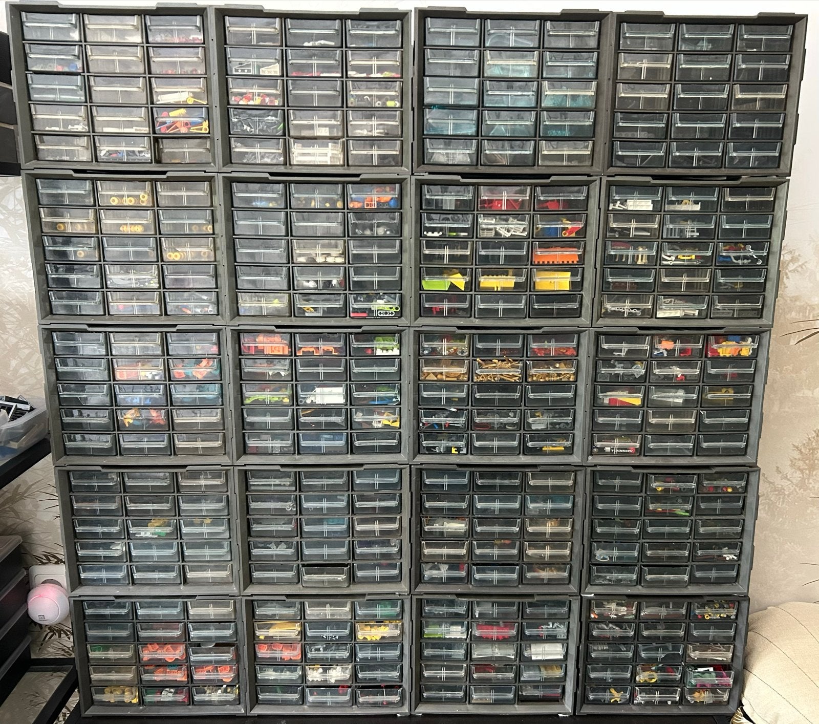 15x Sorteerkastjes met 300 lades voor LEGO onderdelen, 9766pv, Ophalen, Ech, Info@lego.com