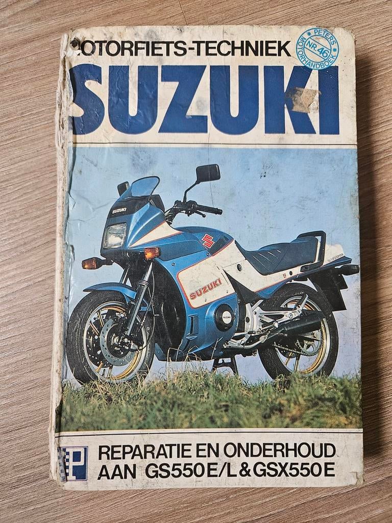 Suzuki GS550E/GSX550E werkplaatshandboek, Ophalen of Verzenden, Suzuki