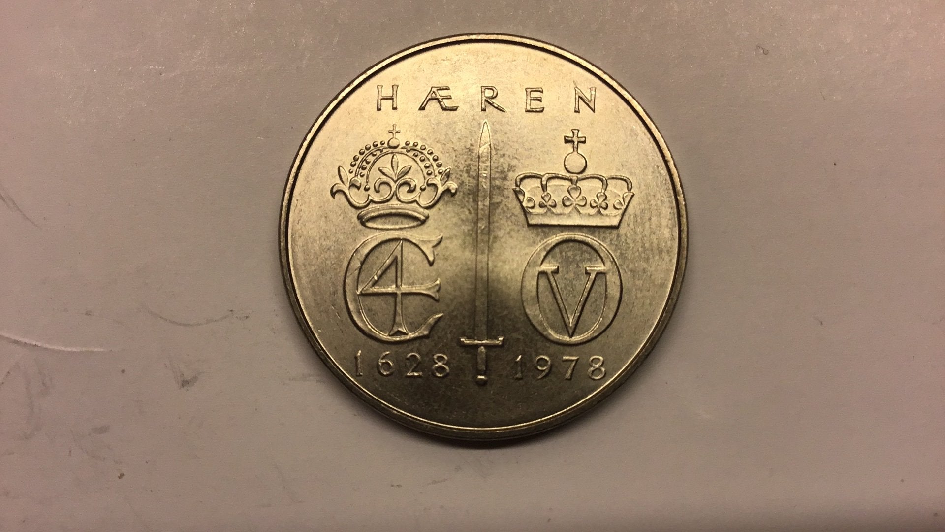 Noorwegen 5 kroner 1972., Ophalen of Verzenden