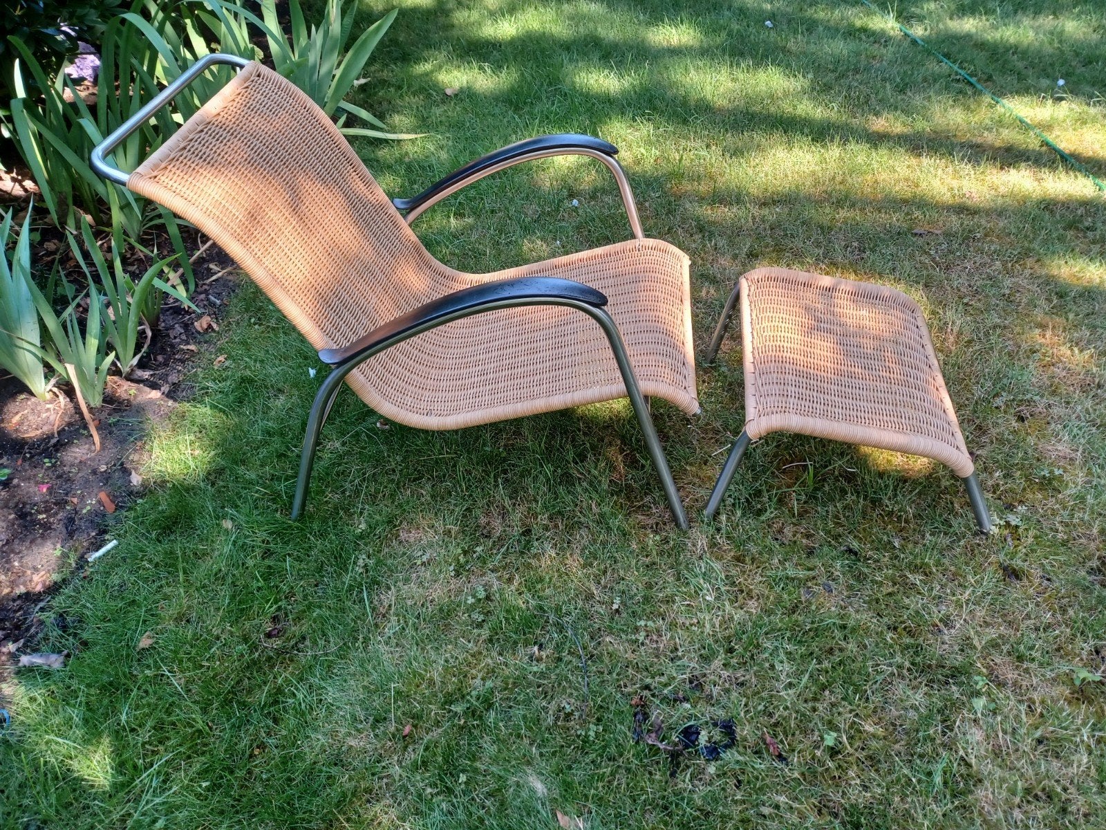 Gispen 404 Deckchair met voetenbank, Ophalen