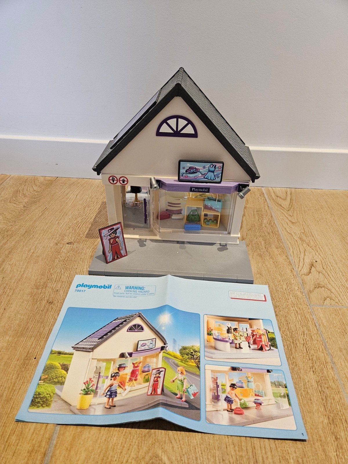 Playmobil Modeboetiek 70017 - Zo goed als nieuw, Gebouw, Complete set, Ophalen of Verzenden, Zo goed als nieuw