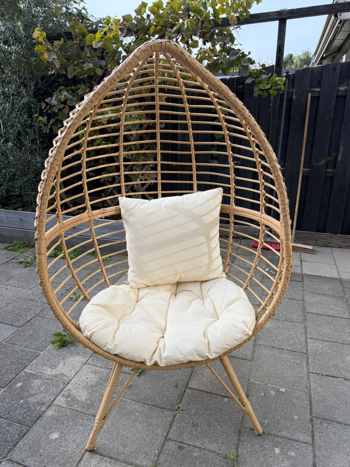 Lounge stoel / egg chair, Ophalen, Zo goed als nieuw, Eén