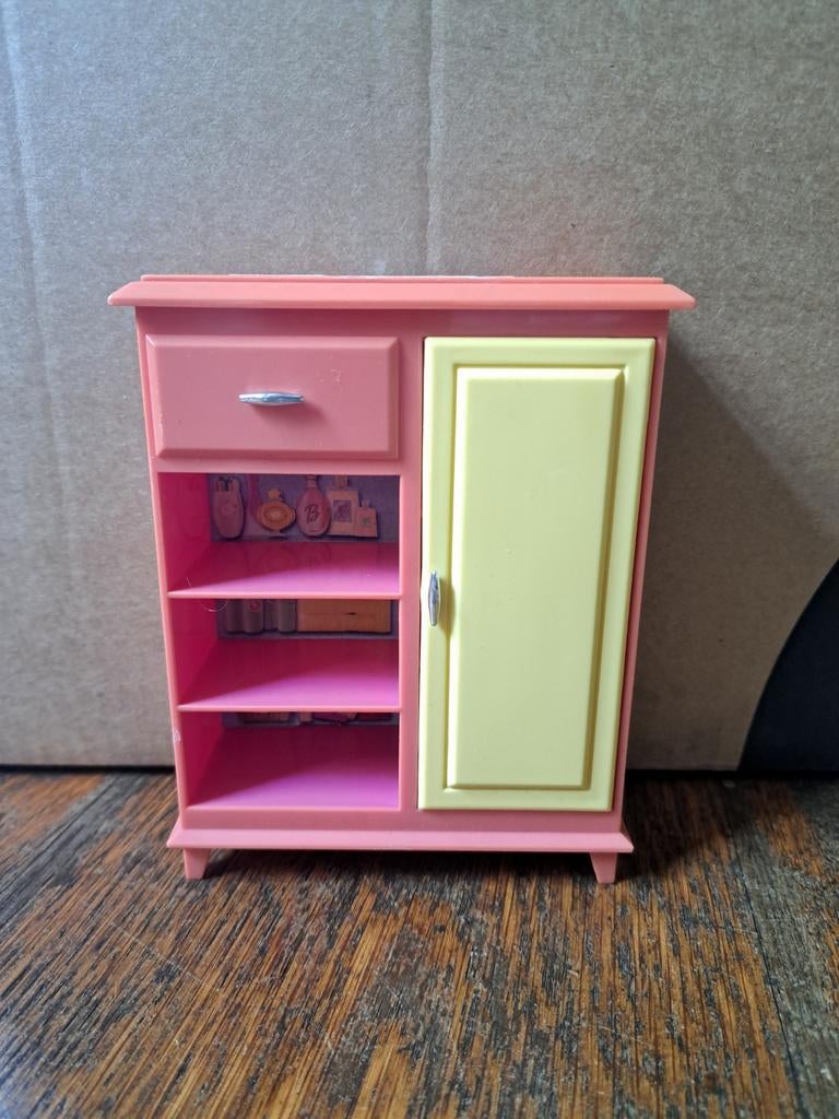 Vintage Mattel Barbie badmeubel/dressoir 70s, Ophalen of Verzenden, Zo goed als nieuw, Decoratie