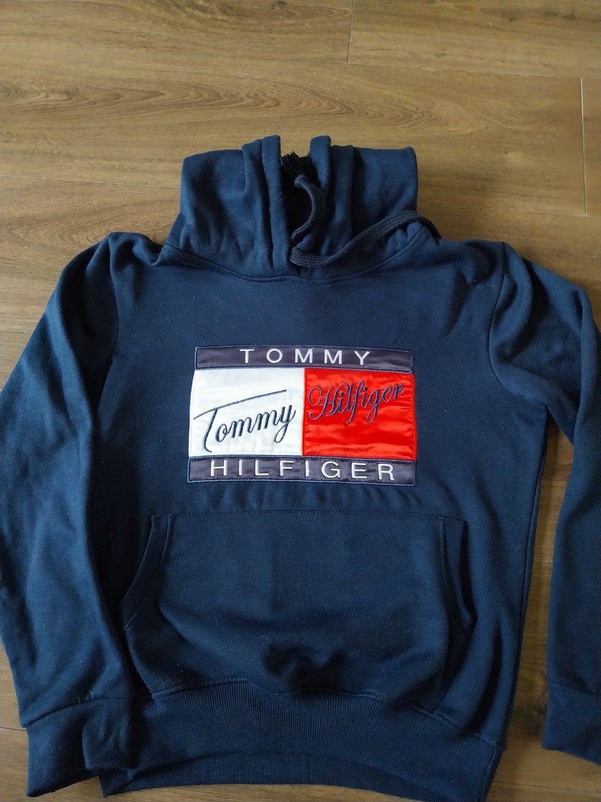 Hoodie TommyHilfiger, mt S, Ophalen of Verzenden, Zo goed als nieuw, Maat 36 (S), Blauw