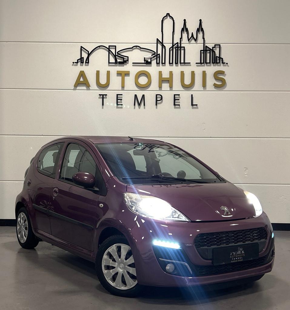 Peugeot 107 1.0 Active Nap Airco Led 5Deurs Isofix Elektrisc, Voorwielaandrijving, Euro 5, Stof, Gebruikt