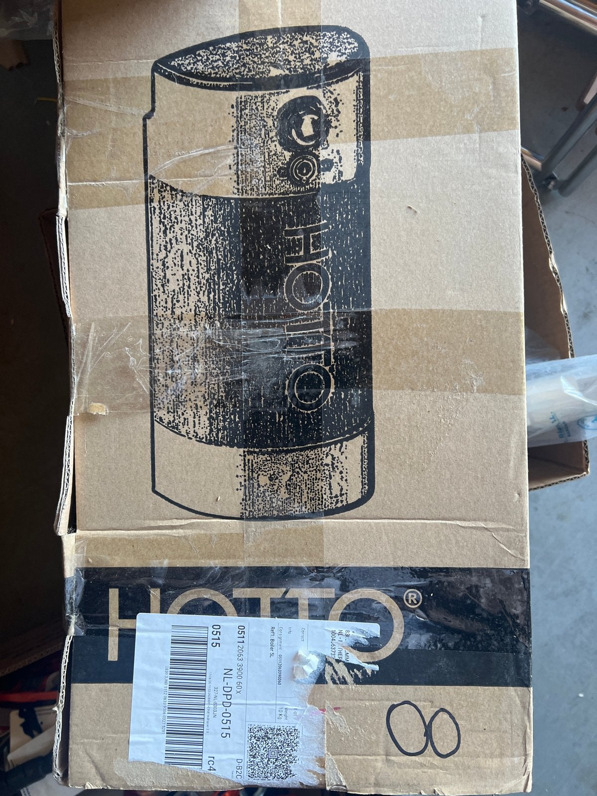 HOTTO  Boiler 5L QWC01 - Nieuw in doos, Aardgas, Nieuw, Minder dan 3 jaar oud, Minder dan 20 liter
