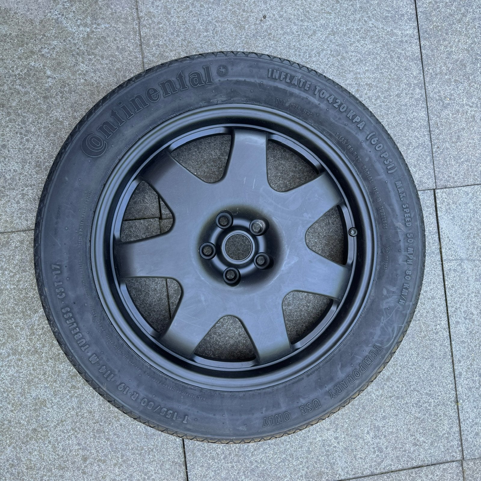 Origineel Audi reservewiel / space saver in maat 155/80-19., Auto diversen, Ophalen, Nieuw