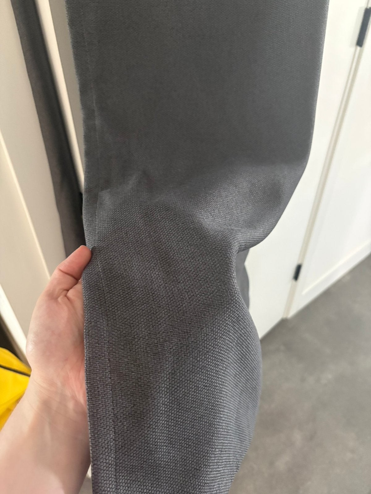 IKEA Annakajsa gordijn donkergrijs 2x 145x300, Ophalen, Zo goed als nieuw