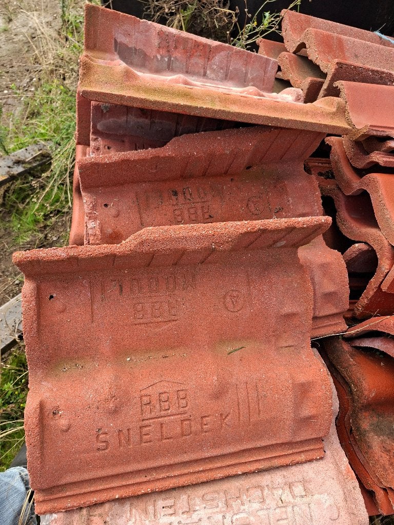 Dakpannen, Ophalen, Steen of Klei, Zo goed als nieuw, 15 m² of meer